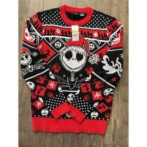 NWT The Nightmare Before Christmas Ugly Christmas Sweater Jack Skellington - M